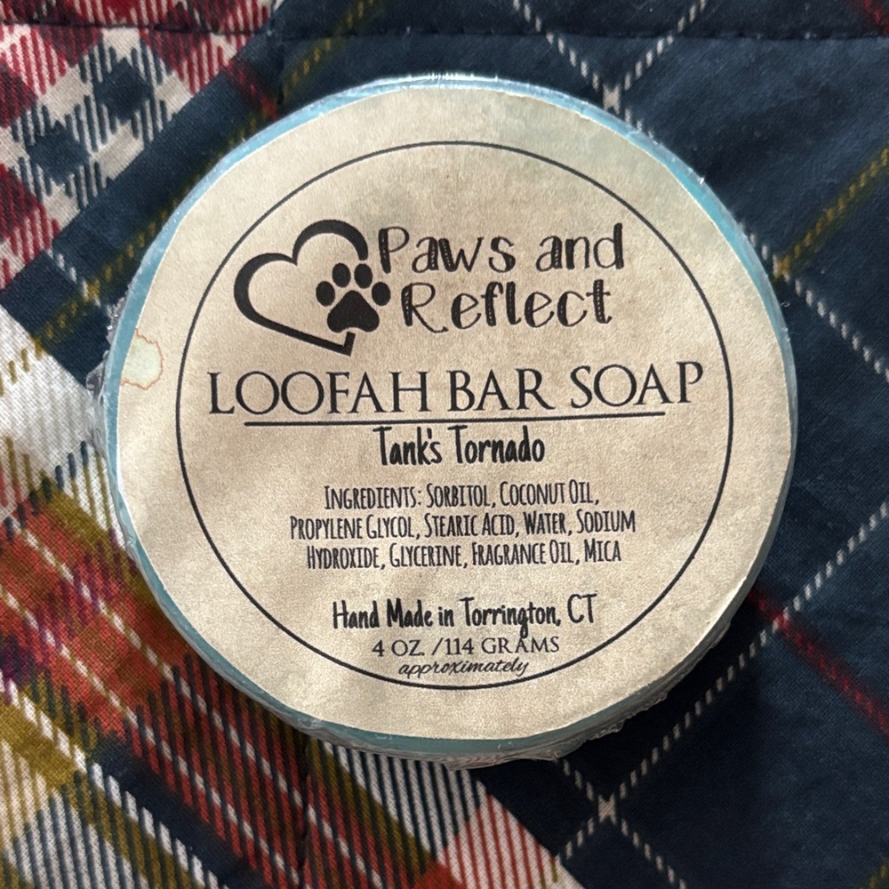 Paws and Reflect Loofah Bar Soap - Blue